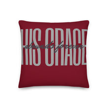 Load image into Gallery viewer, His Grace Abounds Forever Premium Pillow
